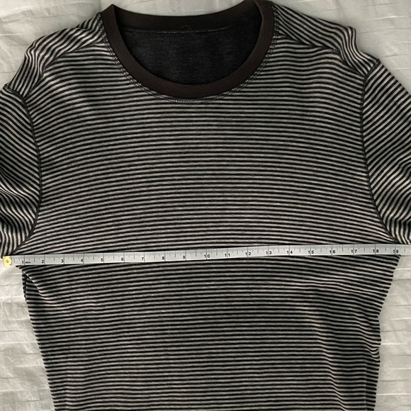 lululemon Organic Cotton Reversible Binary Long Sleeve Crew Shirt - Picture 12 of 13